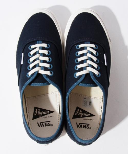 Pilgrim Surf Supply（ピルグリムサーフサプライ）の「VANS×Pilgrim Surf+Supply Vault OG Authentic (Women's)（スニーカー・レディース・ネイビー・4h/6h/6/5h/5）」の14枚目の写真