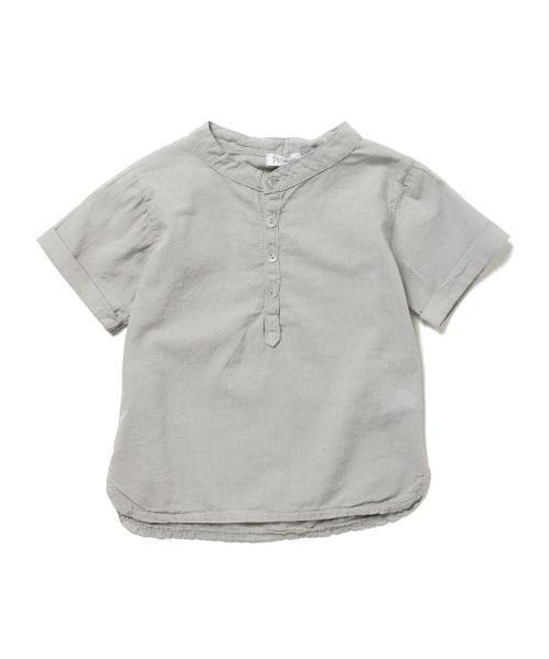 こども ビームス（コドモビームス）の「Picnik / バックプリント シャツ (76～116cm)（シャツ/ブラウス・キッズ・ライトブルー/グレー・104cm(4y)/116cm(6y)/76cm(1y)/92cm(2y)）」の2枚目の写真