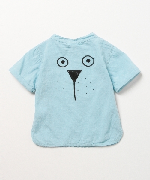 こども ビームス（コドモビームス）の「Picnik / バックプリント シャツ (76～116cm)（シャツ/ブラウス・キッズ・ライトブルー/グレー・104cm(4y)/116cm(6y)/76cm(1y)/92cm(2y)）」の13枚目の写真