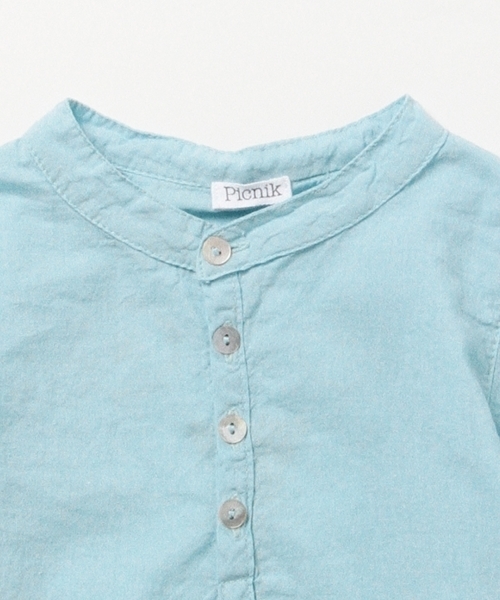 こども ビームス（コドモビームス）の「Picnik / バックプリント シャツ (76～116cm)（シャツ/ブラウス・キッズ・ライトブルー/グレー・104cm(4y)/116cm(6y)/76cm(1y)/92cm(2y)）」の14枚目の写真