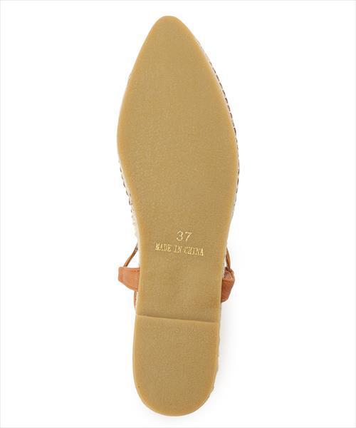 ADAM ET ROPE'（アダムエロペ）の「レースアップジュートサンダル（サンダル・レディース・ブラック/シルバー/ホワイト/キャメル・38/36/37）」の13枚目の写真