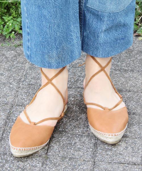 ADAM ET ROPE'（アダムエロペ）の「レースアップジュートサンダル（サンダル・レディース・ブラック/シルバー/ホワイト/キャメル・38/36/37）」の16枚目の写真