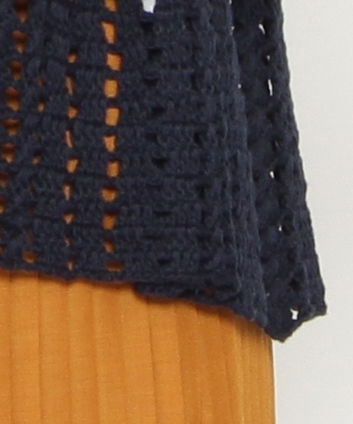 AG by aquagirl（エージーバイアクアガール）の「クロッシェニットキャミソール（キャミソール・レディース・ベージュ/オフホワイト/ブルー・38）」の8枚目の写真