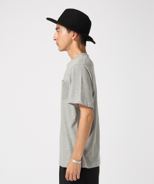 RAGEBLUE（レイジブルー）の「ニット切り替えポケットTシャツ/725331（Tシャツ/カットソー・メンズ・ホワイト/キャメル/グレー/ネイビー・MEDIUM/LARGE）」の6枚目の写真