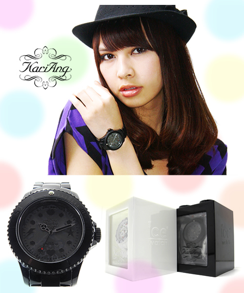 KariAng(カリアング)の「ICE WATCH KariAngモデル(アナログ腕時計・レディース・ホワイト/ブラック・フリー)」の8枚目の写真