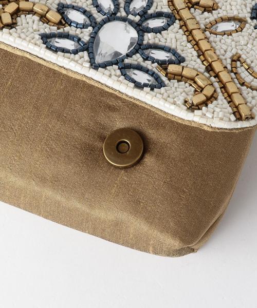 Another Edition（アナザーエディション）の「ビーズ刺繍ショルダーバッグ/AEBFC Beads EMB SHLD（ショルダーバッグ・レディース・オフホワイト/ブラック・FREE）」の7枚目の写真