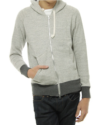 BEAMS PLUS | BEAMS PLUS / 粗挽き杢スウェットフルジップパーカ(パーカー)