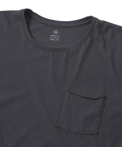 DAILY STANDARD by SANDINISTA(デイリースタンダードバイサンディニスタ)の「Cadet Easy Fit Pocket Tee / イージフィットポケットTシャツ(Tシャツ/カットソー・メンズ・チャコールグレー/ヘザーグレー/ブラック/ネイビー/ホワイト・SMALL/LARGE/MEDIUM)」の7枚目の写真