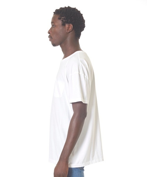 DAILY STANDARD by SANDINISTA(デイリースタンダードバイサンディニスタ)の「Cadet Easy Fit Pocket Tee / イージフィットポケットTシャツ(Tシャツ/カットソー・メンズ・チャコールグレー/ヘザーグレー/ブラック/ネイビー/ホワイト・SMALL/LARGE/MEDIUM)」の10枚目の写真