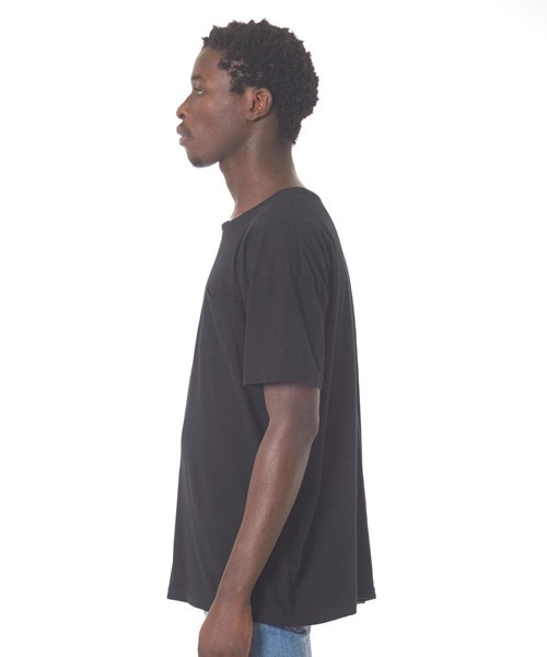DAILY STANDARD by SANDINISTA(デイリースタンダードバイサンディニスタ)の「Cadet Easy Fit Pocket Tee / イージフィットポケットTシャツ(Tシャツ/カットソー・メンズ・チャコールグレー/ヘザーグレー/ブラック/ネイビー/ホワイト・SMALL/LARGE/MEDIUM)」の12枚目の写真