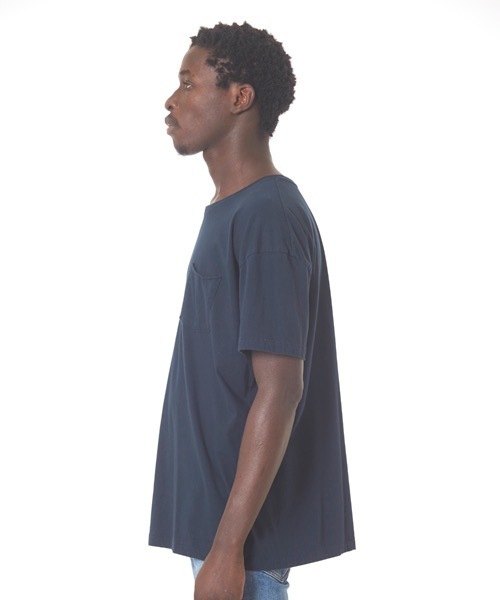 DAILY STANDARD by SANDINISTA(デイリースタンダードバイサンディニスタ)の「Cadet Easy Fit Pocket Tee / イージフィットポケットTシャツ(Tシャツ/カットソー・メンズ・チャコールグレー/ヘザーグレー/ブラック/ネイビー/ホワイト・SMALL/LARGE/MEDIUM)」の20枚目の写真
