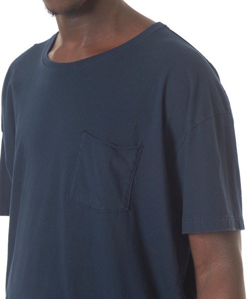 DAILY STANDARD by SANDINISTA(デイリースタンダードバイサンディニスタ)の「Cadet Easy Fit Pocket Tee / イージフィットポケットTシャツ(Tシャツ/カットソー・メンズ・チャコールグレー/ヘザーグレー/ブラック/ネイビー/ホワイト・SMALL/LARGE/MEDIUM)」の22枚目の写真