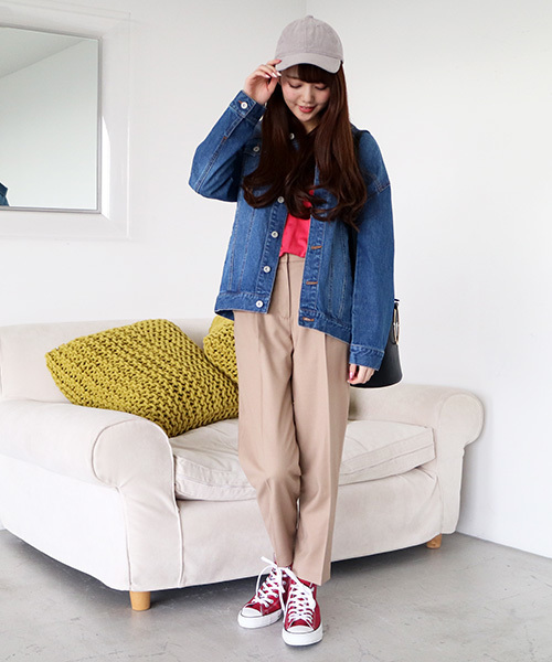 N.（N. Natural Beauty Basic）（エヌエヌナチュラルビューティーベーシック）の「BIG Gジャン（デニムジャケット・レディース・ブルー・MEDIUM）」の2枚目の写真
