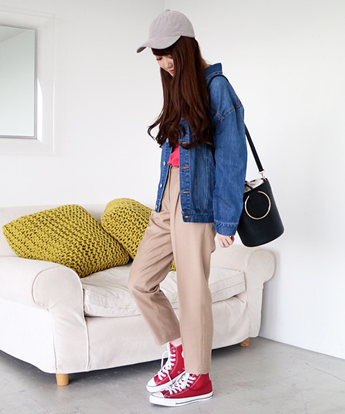 N.（N. Natural Beauty Basic）（エヌエヌナチュラルビューティーベーシック）の「BIG Gジャン（デニムジャケット・レディース・ブルー・MEDIUM）」の3枚目の写真