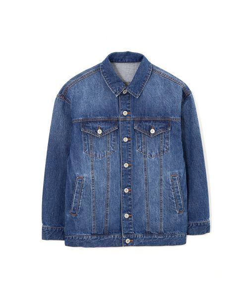 N.（N. Natural Beauty Basic）（エヌエヌナチュラルビューティーベーシック）の「BIG Gジャン（デニムジャケット・レディース・ブルー・MEDIUM）」の14枚目の写真