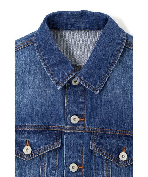 N.（N. Natural Beauty Basic）（エヌエヌナチュラルビューティーベーシック）の「BIG Gジャン（デニムジャケット・レディース・ブルー・MEDIUM）」の15枚目の写真