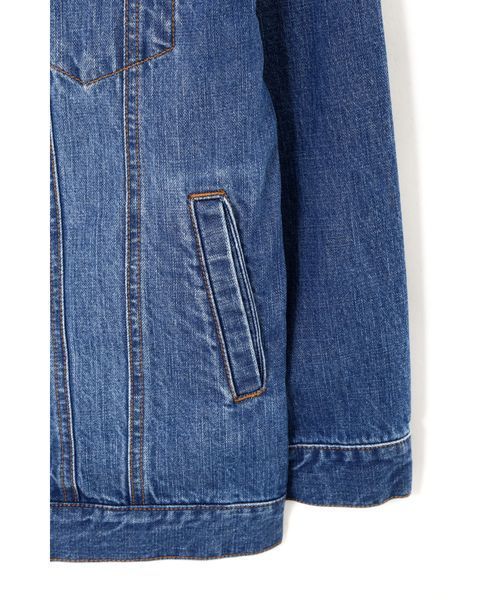N.（N. Natural Beauty Basic）（エヌエヌナチュラルビューティーベーシック）の「BIG Gジャン（デニムジャケット・レディース・ブルー・MEDIUM）」の8枚目の写真