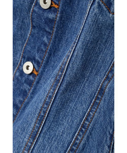 N.（N. Natural Beauty Basic）（エヌエヌナチュラルビューティーベーシック）の「BIG Gジャン（デニムジャケット・レディース・ブルー・MEDIUM）」の9枚目の写真