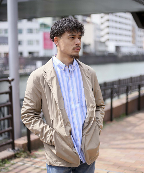 Denime(ドゥニーム)の「コンビニエンステーラードジャケット(テーラードジャケット・メンズ・ブラック/ベージュ・MEDIUM/LARGE)」の14枚目の写真