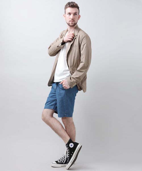 Denime(ドゥニーム)の「コンビニエンステーラードジャケット(テーラードジャケット・メンズ・ブラック/ベージュ・MEDIUM/LARGE)」の19枚目の写真