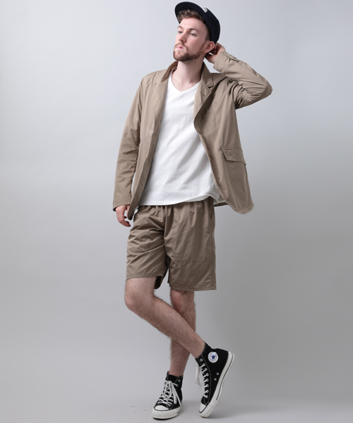 Denime(ドゥニーム)の「コンビニエンステーラードジャケット(テーラードジャケット・メンズ・ブラック/ベージュ・MEDIUM/LARGE)」の20枚目の写真