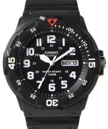 CASIO（カシオ）の「CASIO カシオ/ ANALOGUE ARABIC アナログアラビック ラバーベルト 10気圧防水 腕時計 /// MRWシリーズ（アナログ腕時計・メンズ）」