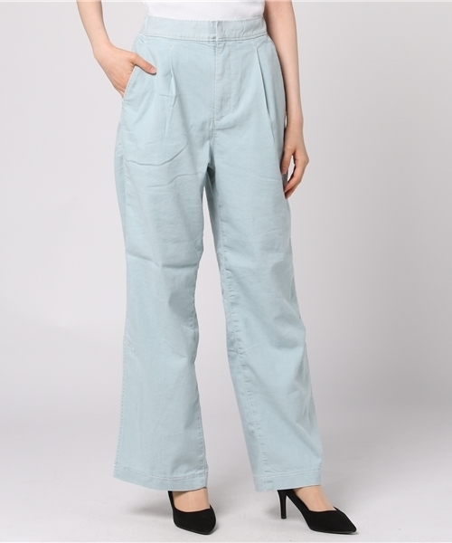 FRAMeWORK(フレームワーク)の「Bio Stone WIDE SLIT パンツ◆(その他パンツ・レディース・サックスブルー/ブルー・38/36/40)」の12枚目の写真