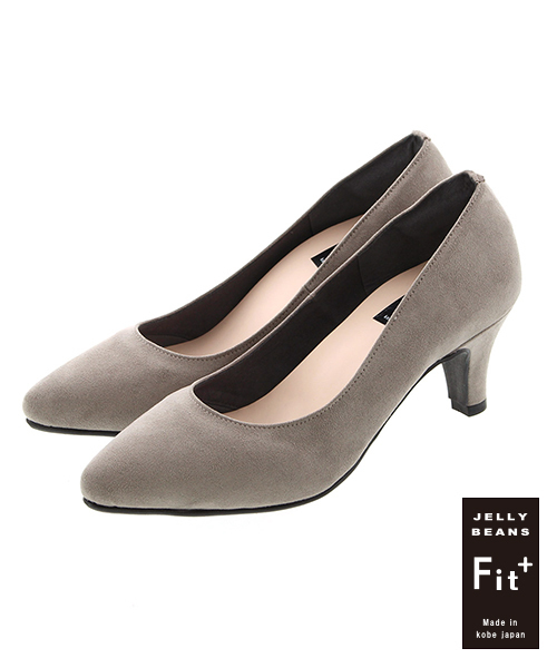 JELLY BEANS（ジェリービーンズ）の「極上のフィット感【Fit＋】ポインテッド6cmヒールパンプス(762-5700)JELLY BEANS(ジェリービーンズ)【Made in Japan】（パンプス・レディース・ベージュ/グレー/ブラック系その他/ブラック/ブラック系その他2/レッド/グレイッシュベージュ/チェリーピンク・25/24/22/24.5/23/23.5/22.5）」の7枚目の写真