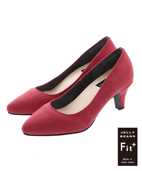 JELLY BEANS（ジェリービーンズ）の「極上のフィット感【Fit＋】ポインテッド6cmヒールパンプス(762-5700)JELLY BEANS(ジェリービーンズ)【Made in Japan】（パンプス・レディース・ベージュ/グレー/ブラック系その他/ブラック/ブラック系その他2/レッド/グレイッシュベージュ/チェリーピンク・25/24/22/24.5/23/23.5/22.5）」の8枚目の写真