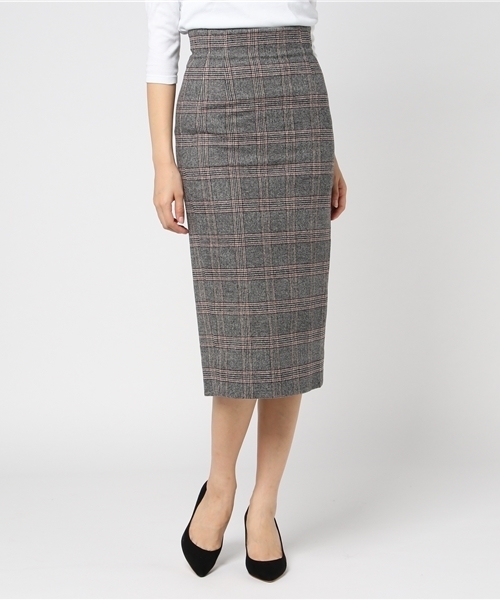 Holiday ホリデイ の Glen Check Pencil Skirt グレンチェックペンシルスカート スカート Wear
