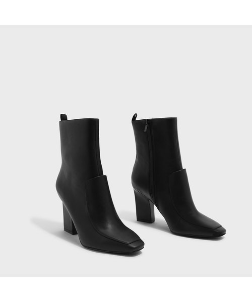 CHARLES & KEITH(チャールズ & キース)の「チャンキーヒールブーツ / CHUNKY HEEL BOOTS(ブーツ・レディース・グリーン/ブラック・23.5cm/23cm/24.5cm)」の11枚目の写真
