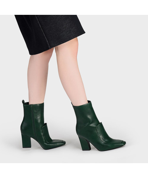CHARLES & KEITH(チャールズ & キース)の「チャンキーヒールブーツ / CHUNKY HEEL BOOTS(ブーツ・レディース・グリーン/ブラック・23.5cm/23cm/24.5cm)」の14枚目の写真