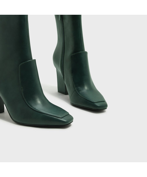 CHARLES & KEITH(チャールズ & キース)の「チャンキーヒールブーツ / CHUNKY HEEL BOOTS(ブーツ・レディース・グリーン/ブラック・23.5cm/23cm/24.5cm)」の10枚目の写真