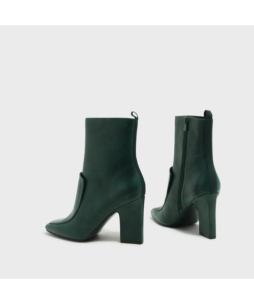 CHARLES & KEITH(チャールズ & キース)の「チャンキーヒールブーツ / CHUNKY HEEL BOOTS(ブーツ・レディース・グリーン/ブラック・23.5cm/23cm/24.5cm)」の12枚目の写真