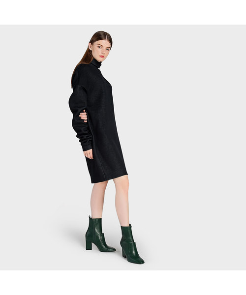 CHARLES & KEITH(チャールズ & キース)の「チャンキーヒールブーツ / CHUNKY HEEL BOOTS(ブーツ・レディース・グリーン/ブラック・23.5cm/23cm/24.5cm)」の6枚目の写真