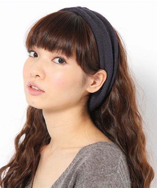 CIAOPANIC（チャオパニック）の「【Ciaopanic】ねじりヘアバン（ヘアバンド・レディース・ブラック/グレー/カーキ/キャメル/マスタード・FREE）」の7枚目の写真