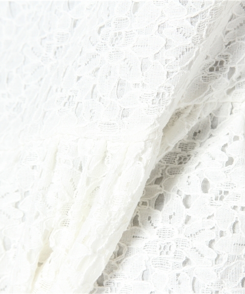 green label relaxing（グリーンレーベルリラクシング）の「GT C/N レースペプラム POブラウス（シャツ/ブラウス・レディース・オフホワイト/ネイビー/ロイヤルブルー・フリー）」の10枚目の写真