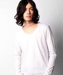 NANO universe | プレミアムスウィートU-neckTeeL/S(Tシャツ/カットソー)