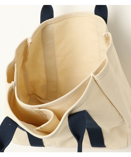 LBC（エルビーシー）の「COLDE コルデ テープハンドルセパレート         （トートバッグ・レディース・オフホワイト/レッド/ネイビー・FREE）」の4枚目の写真