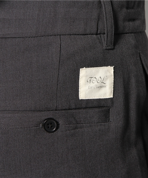 CIAOPANIC（チャオパニック）の「【TOOL FOR Ciaopanic】TRスパン9分パンツ（スラックス・メンズ・グレー/チャコールグレー・MEDIUM/LARGE）」の9枚目の写真