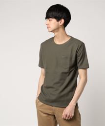 Tシャツ ワッフル 胸ポケット 半袖Tシャツ カットソー