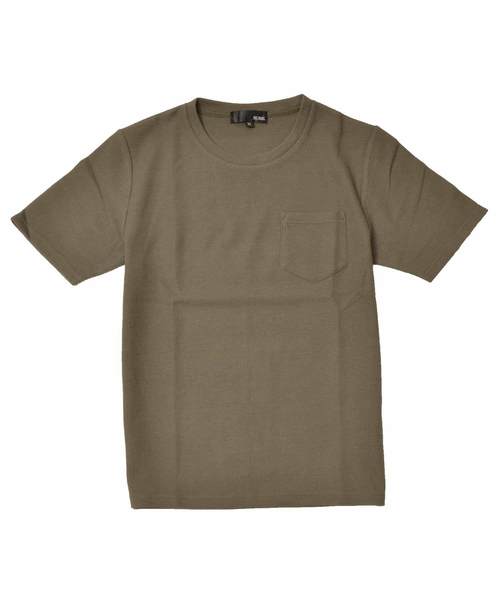 MinoriTY(マイノリティ)の「Tシャツ ワッフル 胸ポケット 半袖Tシャツ カットソー(Tシャツ/カットソー・メンズ・ブラック/ベージュ/オフホワイト/カーキ/ピンク/杢グレー/ネイビー・L/XL/M)」の17枚目の写真