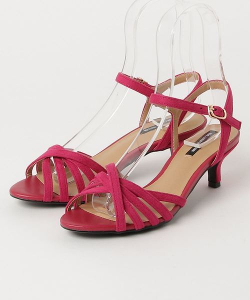 NATURAL BEAUTY BASIC（ナチュラルビューティーベーシック）の「【otona MUSE 6月号掲載】スレンダークロスストラップ（サンダル・レディース・ピンク/ネイビー/シルバー系その他・LARGE/MEDIUM/SMALL）」の15枚目の写真