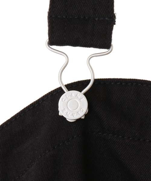 CLANE（クラネ）の「DENIM SALOPETTE（サロペット/オーバーオール・レディース・ブラック/インディゴブルー・1/0/2）」の6枚目の写真