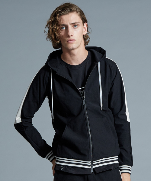 5351 pour les hommes ドリッピング フルジップ パーカー 5351 pour les hommes ドリッピング フルジップ パーカー