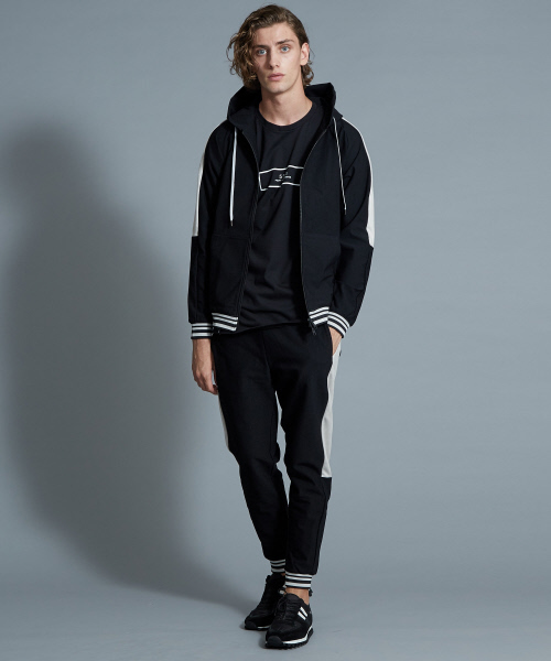 5351 POUR LES HOMMES（ゴーサンゴーイチプールオム）の「【セットアップ対応】ハイテンション裏起毛パーカー（パーカー・メンズ・ホワイト/ブラック・44/46/48/50）」の16枚目の写真