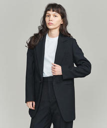 BEAUTY&YOUTH UNITED ARROWS | BY ソリッド＆チェック1ボタンジャケット(テーラードジャケット)