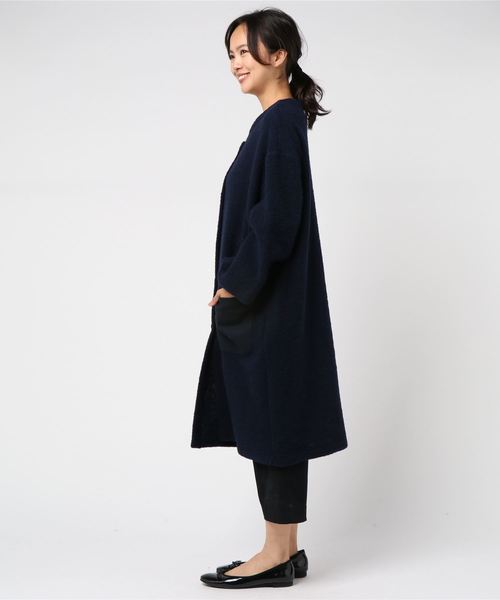 Divinique（ディビニーク）の「AVN コート（その他アウター・レディース・パープル/ネイビー・38）」の3枚目の写真