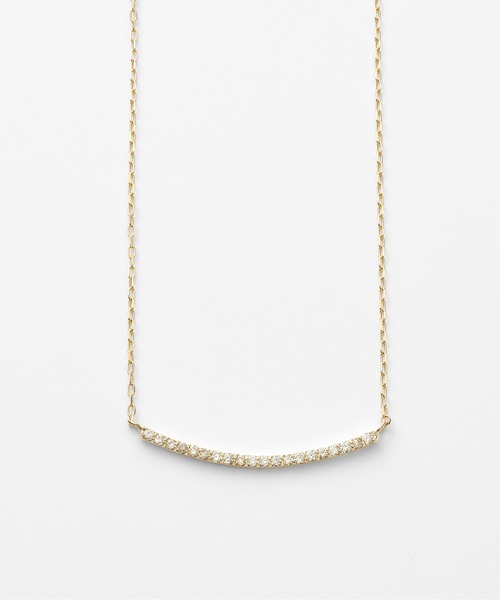 k10ダイヤモンドマイクロセッティングネックレス K10 ダイヤモンド マイクロセッティング ネックレス（ネックレス