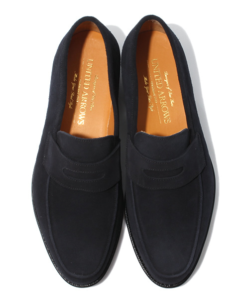 UNITED ARROWS（ユナイテッドアローズ）の「UA SUEDE SLIPON ◆（ドレスシューズ・メンズ・ネイビー/ダークブラウン・5h/8h/7h/8/6/6h/7/9h/9）」の9枚目の写真